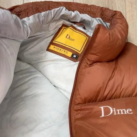 Dime Rust Puffer Jacket - Picture 7 of 9